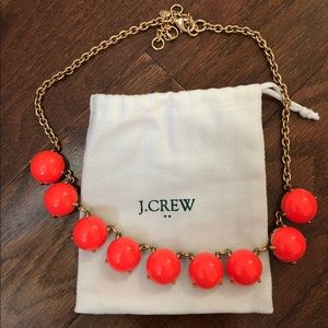 EUC orange J.Crew statement necklace